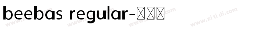 beebas regular字体转换